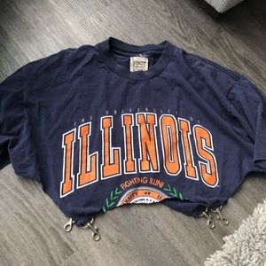 LF Furst of a Kind crop college top